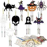 Algopix Similar Product 14 - RONIAVL 9pcs Hallowene Wind Chime