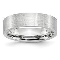 Algopix Similar Product 8 - Cobalt Flat Satin 6mm Band Size 9