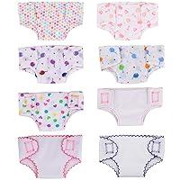 Algopix Similar Product 15 - SOTOGO 8 Pieces Doll Diapers Doll