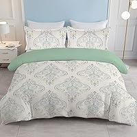 Algopix Similar Product 5 - SOULZZZ Boho Paisley Duvet Cover Full