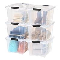 Algopix Similar Product 13 - IRIS USA 32 Qt Stackable Plastic