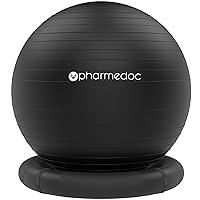 Algopix Similar Product 9 - Pharmedoc Exercise Ball Chair with Back