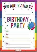 Algopix Similar Product 10 - 30 Birthday Invitations with Envelopes