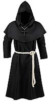 Algopix Similar Product 3 - KNELOR Kids Medieval Friar Monk Hooded