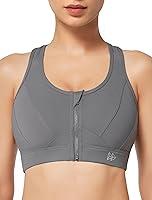 Algopix Similar Product 4 - Yvette Zip Front Sports Bra  High