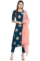 Algopix Similar Product 14 - Janasya Indian Womens Tunic Tops Crepe