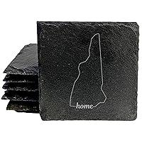 Algopix Similar Product 13 - New Hampshire Home Coasters  Square