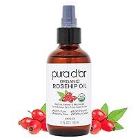 Algopix Similar Product 19 - PURA DOR 4 Oz ORGANIC Rosehip Seed Oil