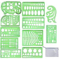 Algopix Similar Product 19 - QincLing 11 Pieces Geometric Drawings