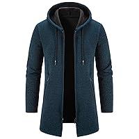 Algopix Similar Product 11 - Mylldey Mens Long Cardigan Hoodies