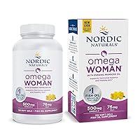 Algopix Similar Product 5 - Nordic Naturals Omega Woman Lemon 