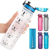Algopix Similar Product 16 - 32 oz Water Bottle with Time Marker 