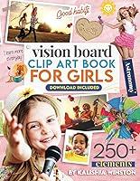 Algopix Similar Product 15 - Vision Board Clip Art Book for Girls