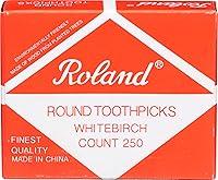 Algopix Similar Product 8 - ROLAND Round Wood Toothpicks, 250 CT