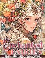 Algopix Similar Product 2 - Enchanted Fairies Coloring Book