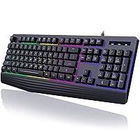 Algopix Similar Product 5 - yesbeaut Gaming Keyboard 7Color