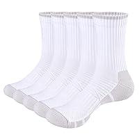 Algopix Similar Product 13 - YUEDGE Womens Hiking Socks White