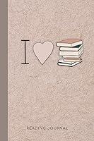 Algopix Similar Product 19 - I Love Books Reading Review Journal