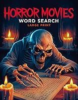 Algopix Similar Product 6 - Horror Movies Word Search Large Print