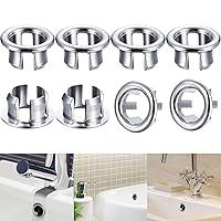 Algopix Similar Product 14 - Zhehao 8 Pieces Bathroom Overflow Drain