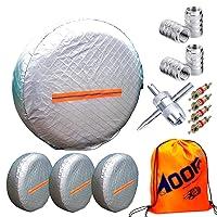 Algopix Similar Product 14 - Aootf Tire Covers for RV Wheel