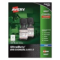 Algopix Similar Product 3 - Avery UltraDuty GHS Chemical Labels for