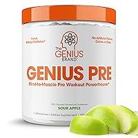 Algopix Similar Product 3 - Genius Pre Workout Powder Sour Apple 