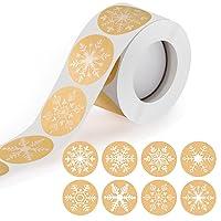 Algopix Similar Product 1 - SEPGLITTER Snowflake Stickers 500pcs