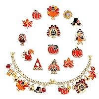 Algopix Similar Product 16 - XOCARTIGE Thanksgiving Shoe Charms