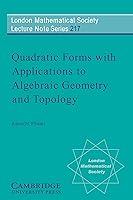 Algopix Similar Product 7 - Quadratic Forms with Applications to