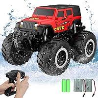 Algopix Similar Product 1 - STEMTRON Amphibious Remote Control Car