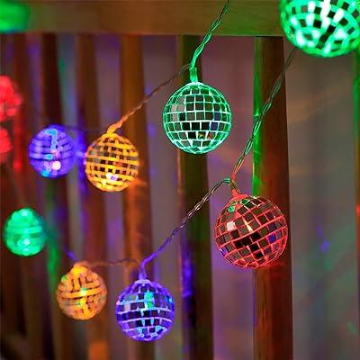 Silver Disco Reflective Mirror Xmas Balls Easy To Hang For Christmas,  Wedding, Party Decoration