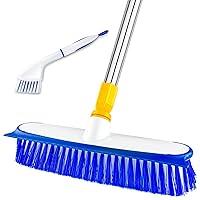 Algopix Similar Product 10 - ITTAHO Floor Scrub Brush 2 in 1 Deck