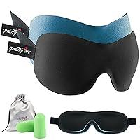 Algopix Similar Product 19 - PrettyCare 3D Sleep Mask 2 PackEye
