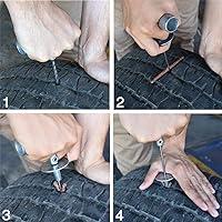 TireJect Automotive Compact Car 2-in-1 Tire Sealant & Bead Sealer Kit for Tire Repair of Leaks and Punctures