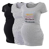 Algopix Similar Product 5 - Liu  Qu Womens Maternity Tops Short