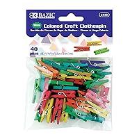 Algopix Similar Product 13 - BAZIC Mini Colored Clothes Pin (50/Pack)