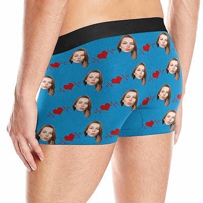 Best Deal for Personalized Love Shaped Image Women's Face Boxer Briefs