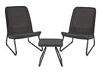 Algopix Similar Product 11 - Keter Rio 3 Piece Resin Wicker Patio