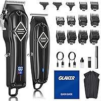 Algopix Similar Product 4 - GLAKER Hair Clippers for Men