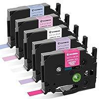 Algopix Similar Product 9 - 5Pack Compatible Brother PTouch Label