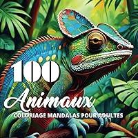 Algopix Similar Product 1 - 100 Animaux Coloriage Mandalas pour