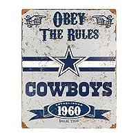 Algopix Similar Product 10 - Party Animal NFL Embossed Metal Vintage