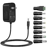 Algopix Similar Product 12 - Tonton 12V 2A 6Ft Power Supply Adapter