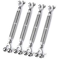 Algopix Similar Product 15 - hannger 4 Pack Turnbuckle 14 M6 304