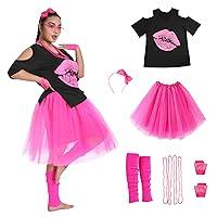 Algopix Similar Product 4 - Yoody Plus Size 80s Costume Outfit for