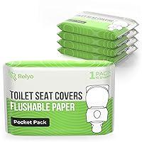 Algopix Similar Product 5 - Toilet Seat Covers Paper Flushable 50