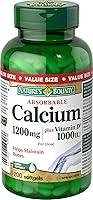 Algopix Similar Product 20 - Natures Bounty Absorbable Calcium Plus