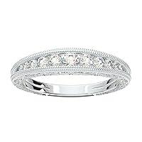 Algopix Similar Product 14 - White Gold Vintage Filigree Wedding