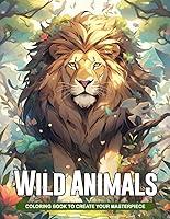 Algopix Similar Product 19 - Wild Animals Coloring Book An Adult